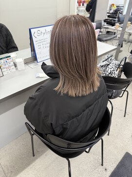 クレア 上大岡(CREA) ハイライトバレイヤージュダブルカラーケアブリーチ30代40代50代