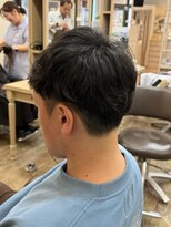 アルターリール(aL ter Rire)&nbsp;ニュアンスパーマ/スパイキーショート/ブルーブラック/杉田花乃