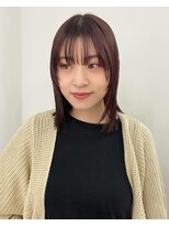 エンドリンク(endlink)&nbsp;ホワイトグレージュミニウルフショートミディアムヘア50代