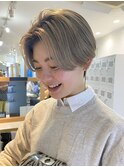 ダブルカラーショートボブインナーカラーハイライトケアブリーチ