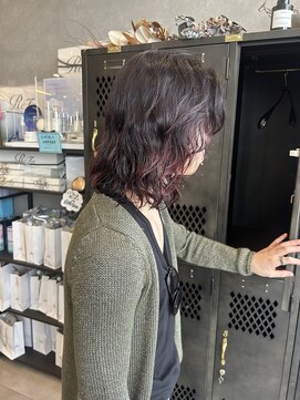 アチーブティルスマートサロン 豊川末広通店(achieve till Smart Salon) 平成風メンズカットミディアムスタイルニュアンスパーマスタイル