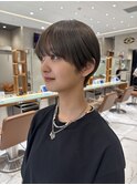 バッサリショートカットマッシュ原宿