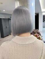 アンドソー 池袋(&so.)&nbsp;ハイトーンカラー/ブルーカラー/ペールブルー/切りっぱなしボブ