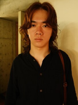 ノラジャーニー(NORA Journey) メンズボブウルフメンズミディアムレイヤーカットメンズウルフ