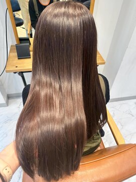 ユニ バイ マグ 長野店(Uni.by Mag) 美髪♪髪質改善カラー大人可愛い艶髪ベージュ