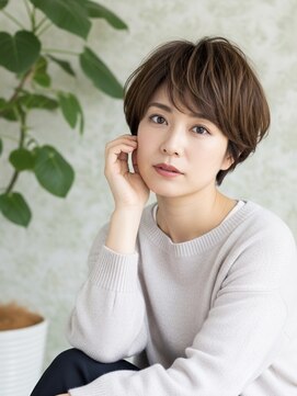 白髪ぼかし/白髪染め/オーガニックカラー/白髪/鳥取市/鳥取