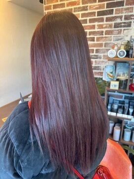 ハイレート ウニクス川越店(Hairate) 【Hairate本川越】レッドブラウンカラー