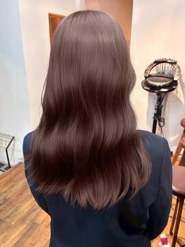 ロティー(loty) レイヤー ブリーチなしダブルカラー ブラウン 透明感カラー