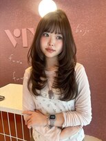 ボタン コロン 表参道 原宿(VOTAN COLON)&nbsp;オリーブベージュと、ふんわりレイヤーで、抜け感up♪