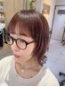 【気になる前髪と顔周りに】前髪と顔周りストレート+カット¥13750~