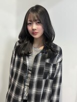 アクシス ナゴヤ(AXIS NAGOYA)&nbsp;ミルクティーブロンド/ダークブルー/デジタルパーマ/