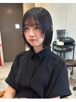 ザ シーワークス ときわ台店(THE Cworks)&nbsp;顔まわりカット/レイヤーカット/暗髪/トリートメント