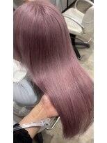 ルル(Lulu)&nbsp;ピンクベージュカラーロングスタイル