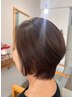 カット+白髪染めリタッチカラー+炭酸シャンプー ¥6200
