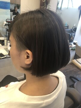 オルガ ヘアアンドメイク(Oluga hair&make) サイドアシメボブ