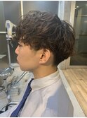 フェザーマッシュ×スパイラルパーマ