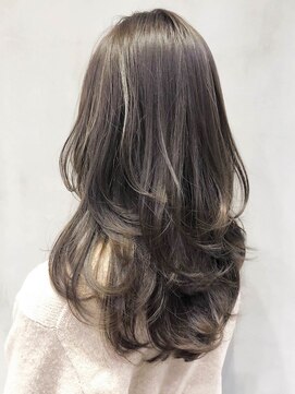 アルバム 銀座(ALBUM GINZA) レイヤーロングカーキベージュグレーベージュ_ba280212