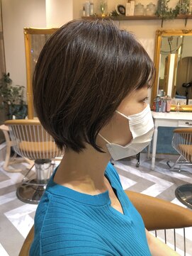 ロンドアベニール 北千住(Lond avenir) 大人可愛いボブスタイル☆ナチュラルブラウン　西田大樹