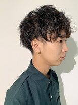 イズ(iss)&nbsp;#ツーブロック #メンズパーマ #刈り上げ