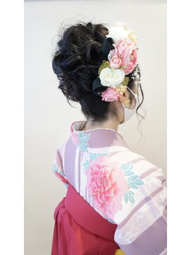 ヘアアンドメイクジップ恵比寿 (Hair＆Make ZIP) 華やかアップ 卒業式　袴　着付け