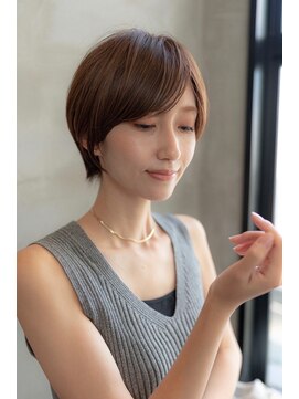 オースティン 流山おおたかの森(AUSTIN) 大人かわいい前髪セシルカットココアブラウンフリンジウェーブ