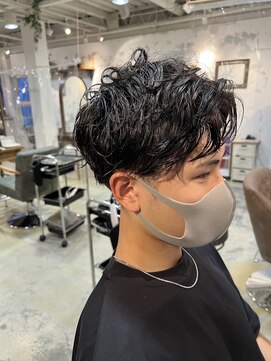 サンバイセライロ 千葉(SAN. by celilo) ショートマッシュ×無造作パーマ【momoka】