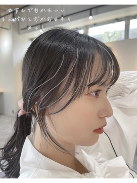 サロンドミルク 新百合ヶ丘店(salon de MiLK) 【シースルーバング×お顔周りカット】[前髪カット/新百合ヶ丘]