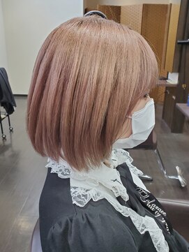 スタジオケイ 清原店(Studio K) 【ブリーチ2回】女子力!ピンクベージュカラー♪【かわいい】