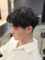 ニアウ 伊勢崎連取店(Niau)&nbsp;ツイストスパイラルナチュラルニュアンスパーマメンズマッシュ