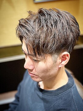 ヒロギンザバーバーショップ 大宮店(HIRO GINZA BARBER SHOP) 2ブロック　ベージュカラー