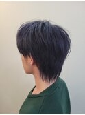 1ブリーチでつくるネイビーブルー☆
