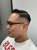 ヘアーラボ 樟葉(Hair Labo)&nbsp;サイドパート スキンフェード 南楠葉