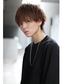 30代大人男性マッシュ×センターパートニュアンスパーマ