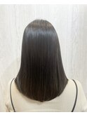 さらっとまとまる艶髪ナチャラルストレート♪