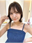 ボブディオリーブベージュ髪質改善縮毛矯正フェイスレイヤー