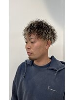 メンズラピス 栄店(Men's Lapis)&nbsp;メンズカットハイライトスパイラルパーマツイストパーマ