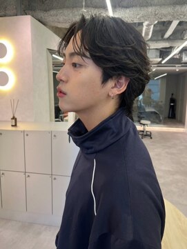 ベイルーム(BAYROOM by HONEY omotesando) 韓国マッシュブルーブラックスパイキーショートスペインカール1