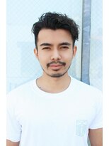 ジジバイワースホワイル(jiji by WORTH WHILE)&nbsp;外国人風パーマウルフカルマパーマベリーショートダークアッシュ