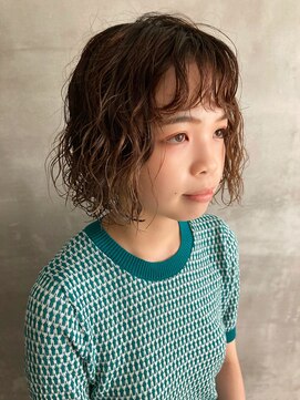 ロンドプランタン 恵比寿(Lond Printemps) イメチェン外ハネボブ美髪ワイドバング顔周りレイヤーボブ恵比寿