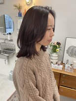 ヘアー アイス カンナ(HAIR ICI Canna)&nbsp;＊似合わせカット＊大人可愛い艶カラーのくびれレイヤー