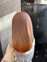 ヴァイス 渋谷店(VAICE)&nbsp;ピンクカラー/春カラー/裾カラー/オレンジ