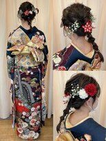 ヘアーメイク ツインズ(Hair Make TWINS)&nbsp;ポニーテール編み込みアレンジ