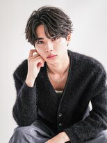 メンズヘアセンス 渋谷(MEN'S HAIR SENSE) フェザーパーマ/センターパート/ニュアンスパーマ/メンズ/眉毛