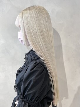 ミーム 原宿 表参道(meme) ◎ブロンドハイトーンカラーデザインカラーアンブレラカラー金髪