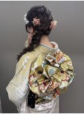 振袖着付とヘアメイク♪
