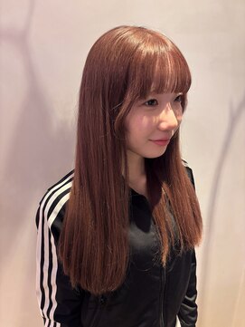 ブローチ(broche) まろやかピンクブラウン