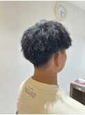 縦落ちツイストパーマ