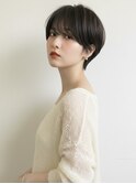 大人可愛い30代40代50代小顔◎マッシュショート丸みショート