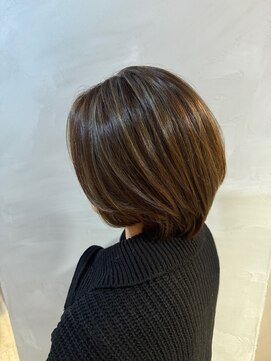 シュリット(schritt) ハイライトカラーボブ ブリーチハイライト渋谷YOSHITAKE