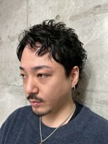 メンズサロン キング 梅田店(Men’s salon K!ng)&nbsp;波巻きツイストスパイラルパーマ/フェザーパーマ/眉毛/メンズ